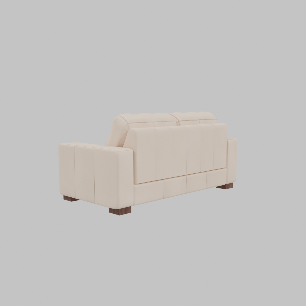 Sofa 2c Salerno Cuero Mad Ice