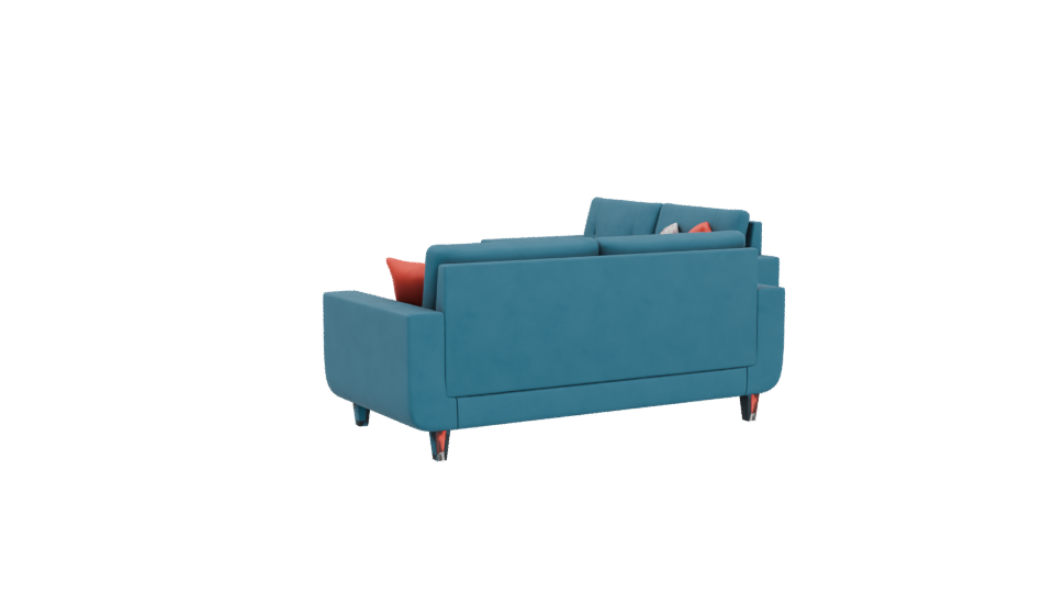 Stylish Modern Sofa Set 3D - Professional 3D Model Render 4