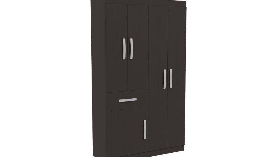 Elegant Modern Wooden Cabinet 3D Model - Professional 3D Model Render 10
