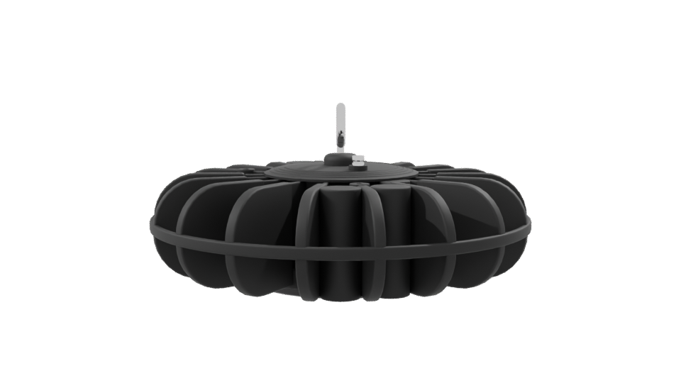 CAMPANA HIGH BAY 100W 3D Model - Professional 3D Model Render 8