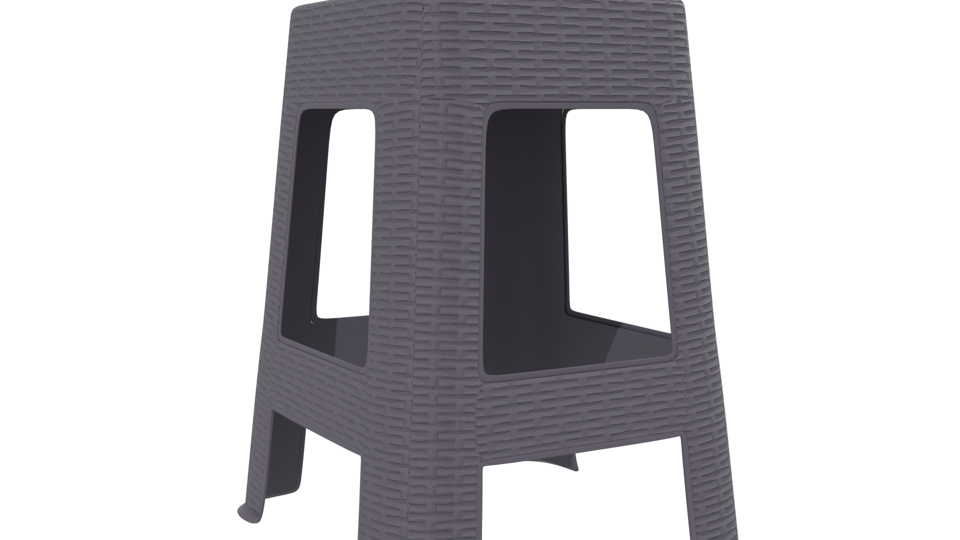 Stylish Plastic Stool 3D Model - Professional 3D Model Render 28