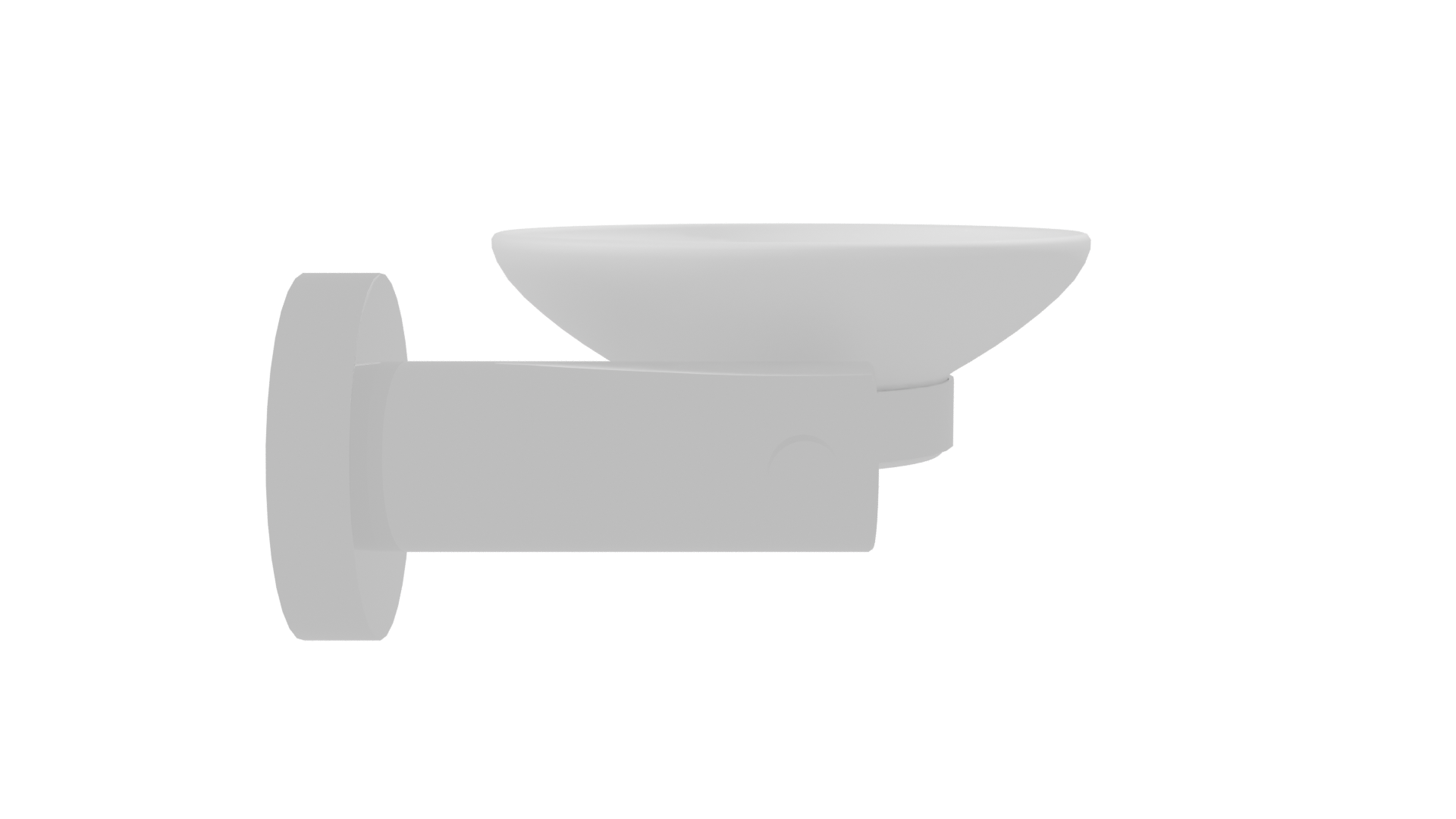 Stylish Wall-Mounted Soap Dish 3D - Professional 3D Model Render 8
