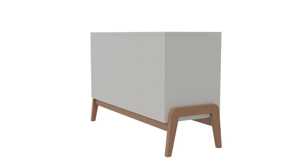 Stylish Modern Wooden Cabinet 3D - Professional 3D Model Render 7