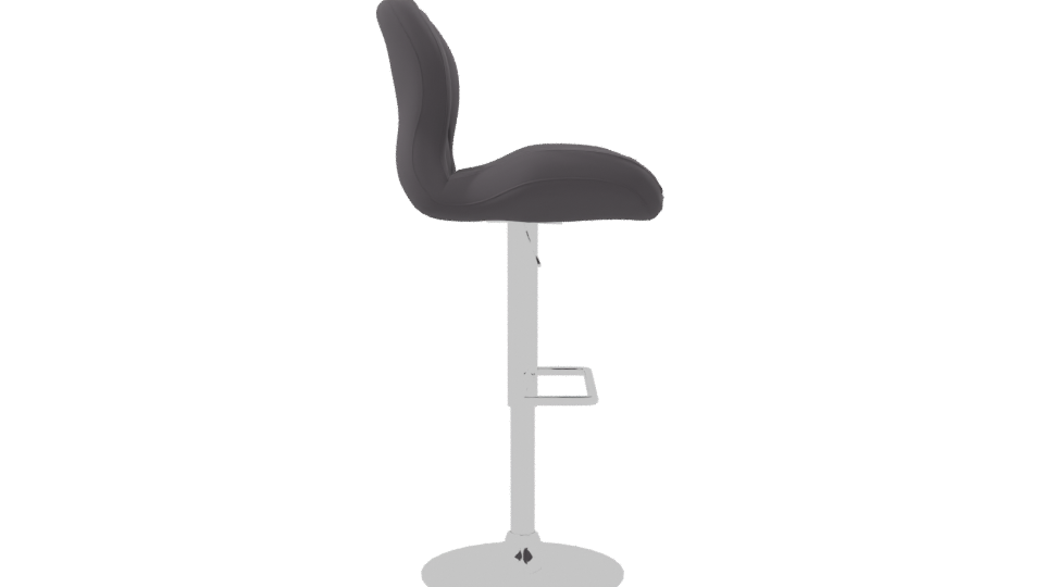 Stylish Modern Bar Stool 3D - Professional 3D Model Render 8