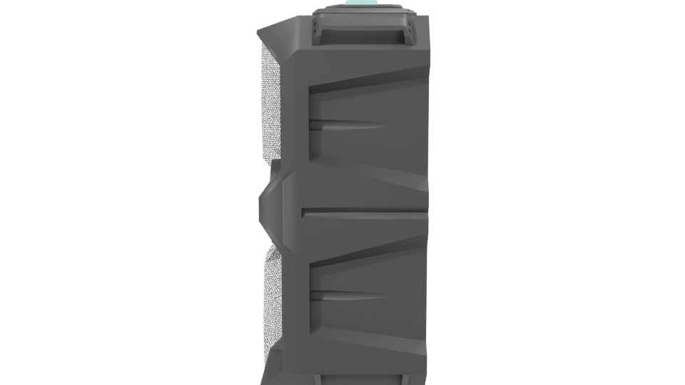 Dynamic RGB LED Speaker Tower 3D Model - Professional 3D Model Render 2