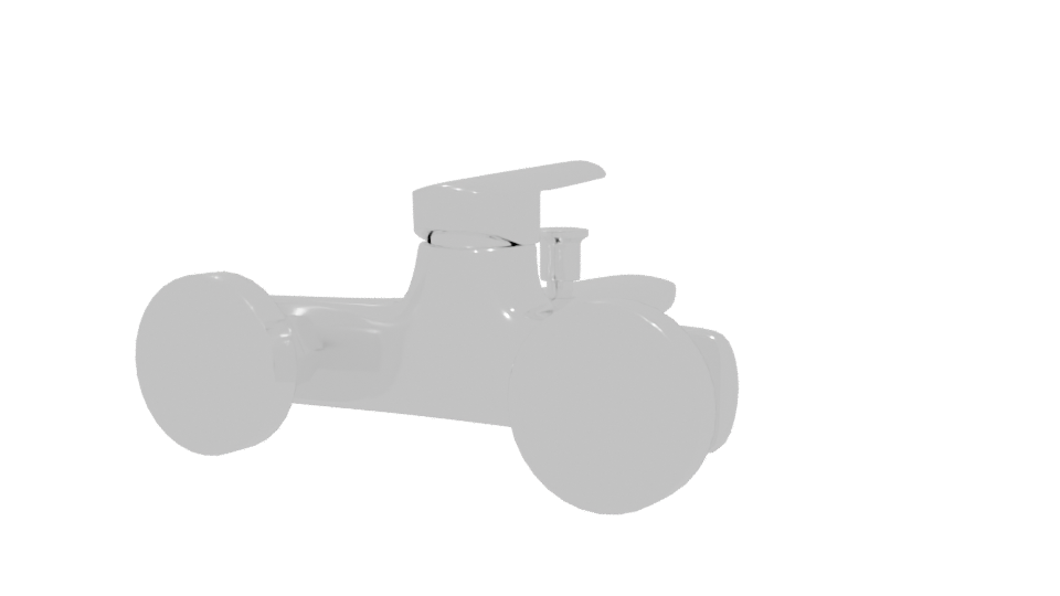 Stylish Modern Faucet 3D Model - Professional 3D Model Render 6