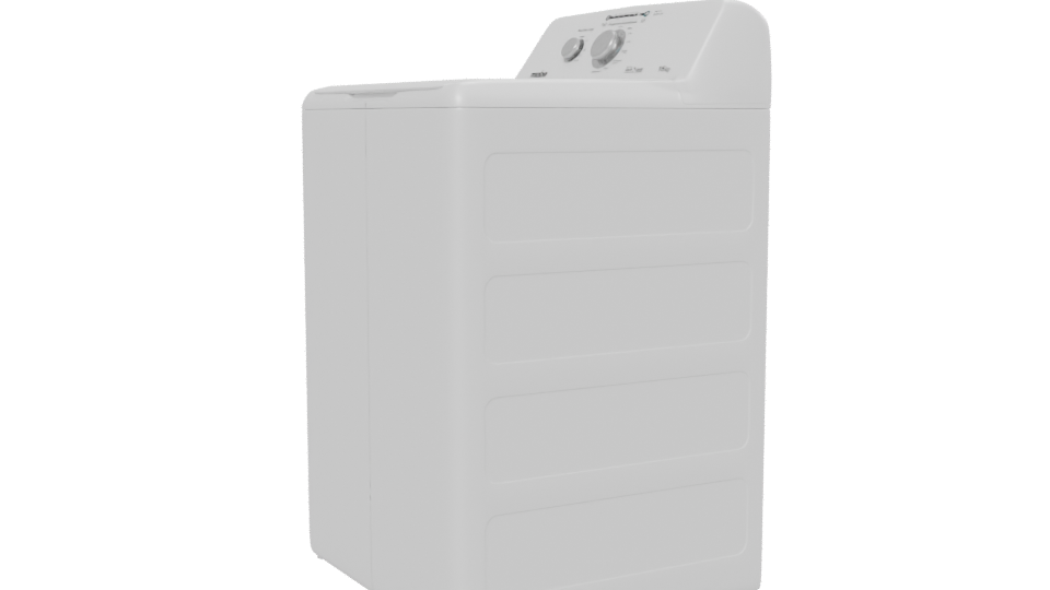 Top-Loading Washing Machine Model - Professional 3D Model Render 13