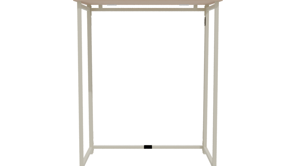 Foldable Metal-MDF Desk 3D - Professional 3D Model Render 11