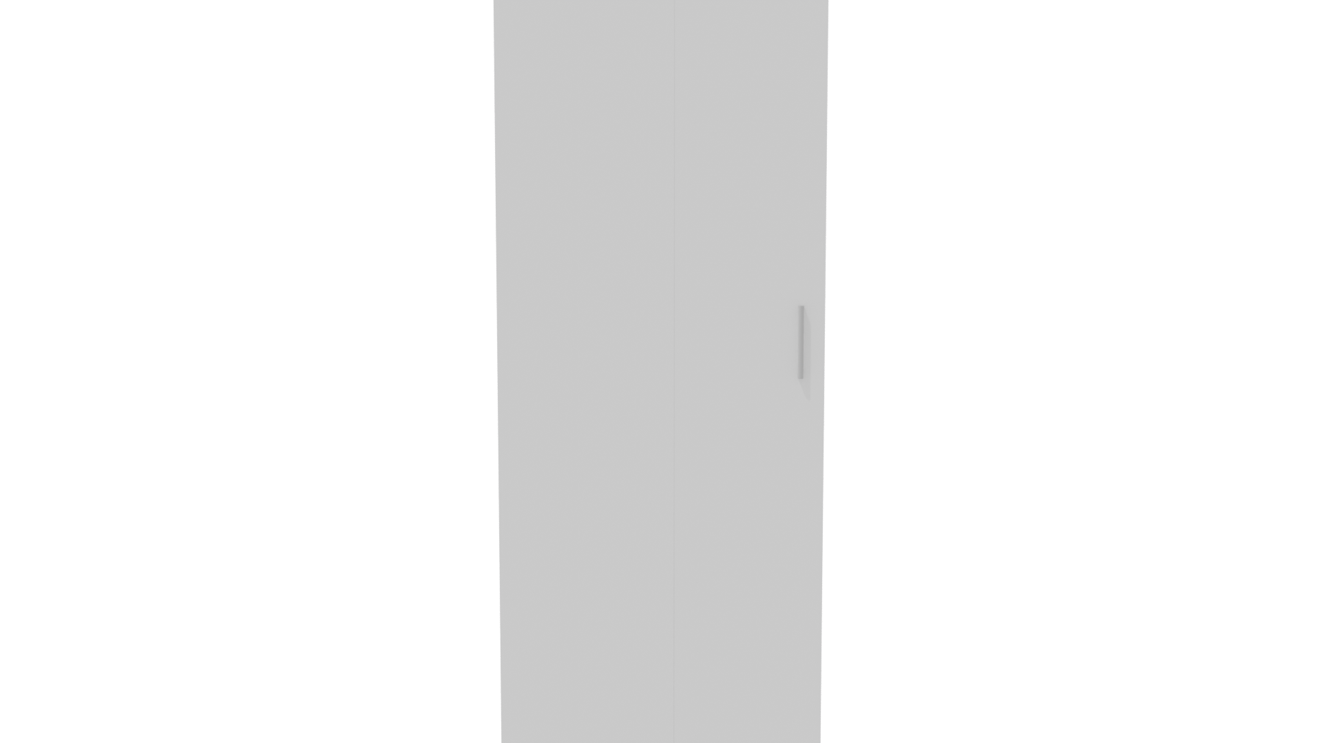 Minimalist Tall Storage Cabinet 3D - Professional 3D Model Render 8