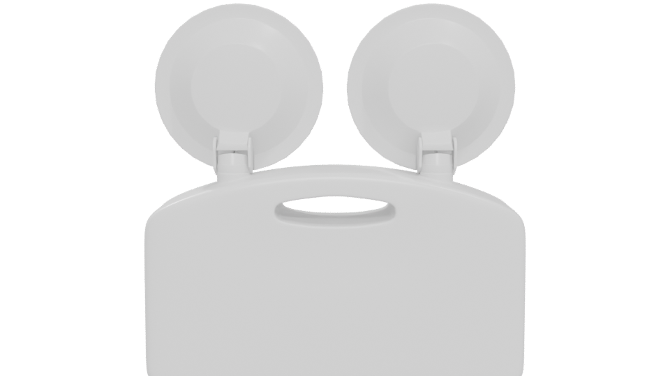 Dual Head LED Emergency Light 3D Model - Professional 3D Model Render 5