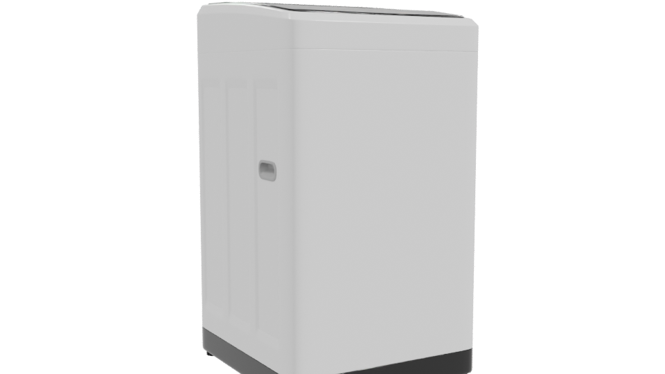 Stylish Top-Loading Washing Machine 3D - Professional 3D Model Render 10