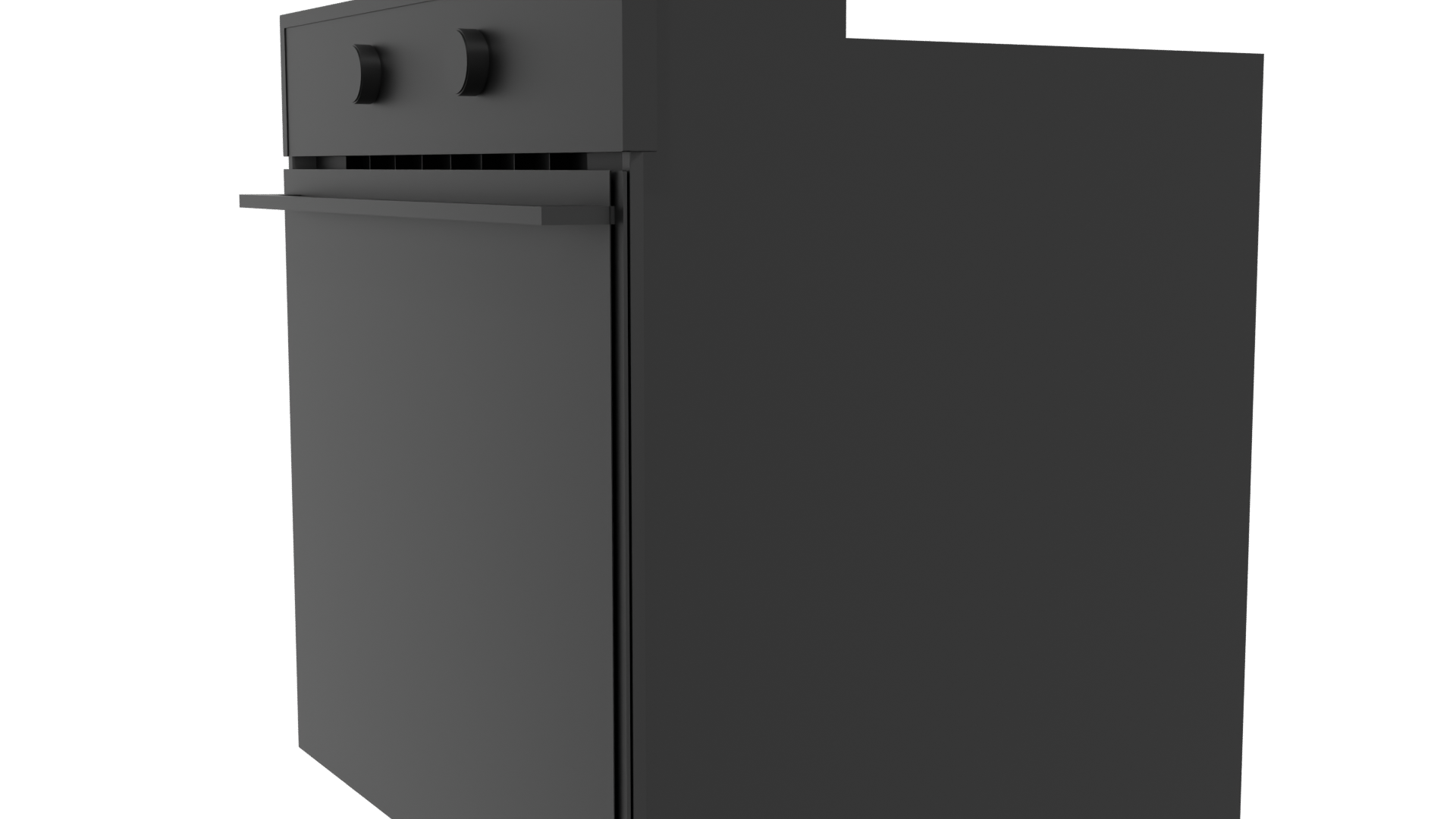 Sleek Built-In Electric Oven 3D Model - Professional 3D Model Render 13
