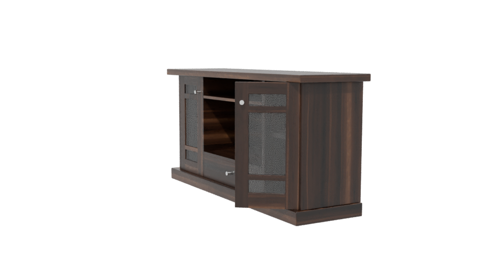 Stylish Wooden Console Table 3D - Professional 3D Model Render 13