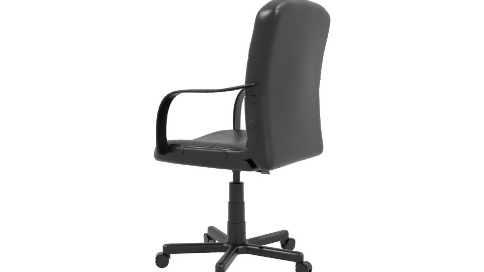 Stylish Modern Office Chair 3D - Professional 3D Model Render 3
