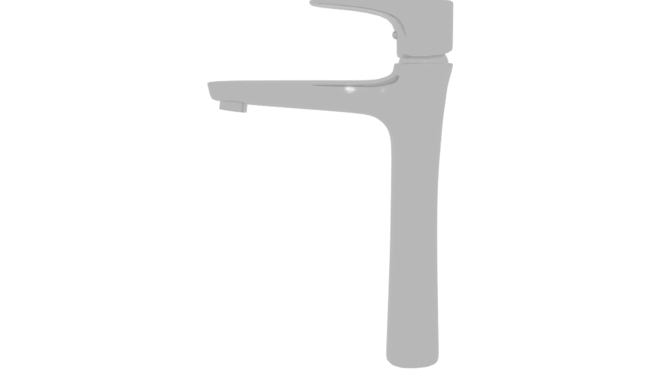 Sleek Modern Kitchen Faucet 3D Model - Professional 3D Model Render 5