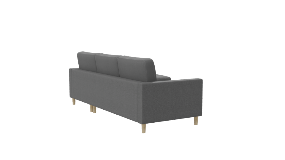 Stylish Modern Sectional Sofa 3D Model - Professional 3D Model Render 7