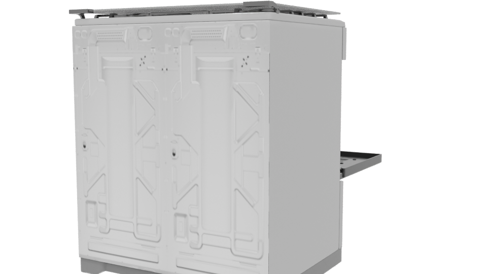 Modern Kitchen Oven Stove 3D - Professional 3D Model Render 6