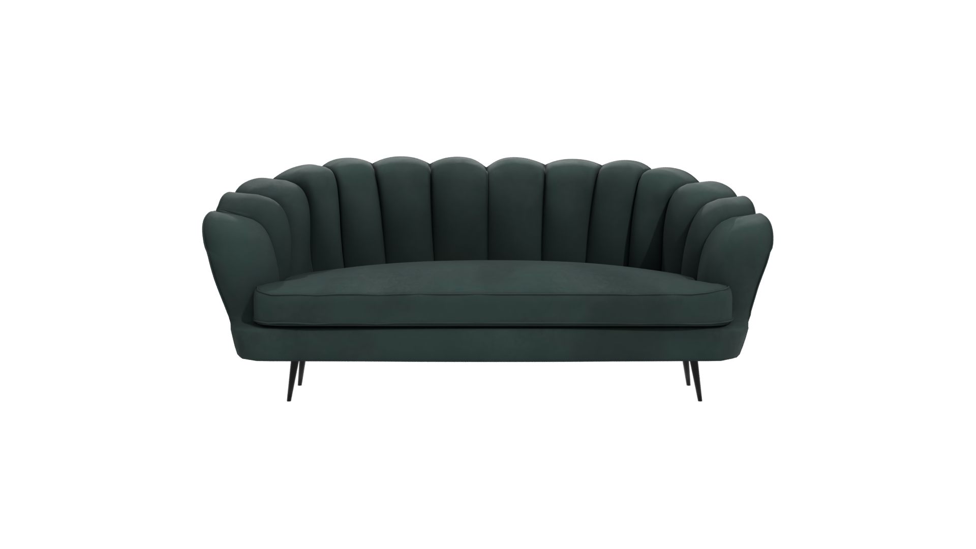Modern Velvet Sofa 3D Model - Professional 3D Model Render 11