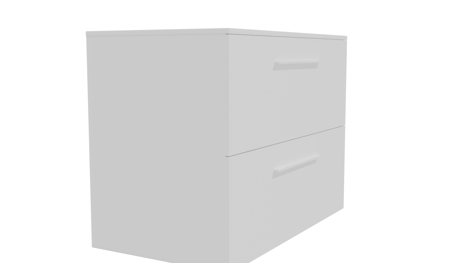 Sleek Modern Bathroom Vanity 3D - Professional 3D Model Render 9