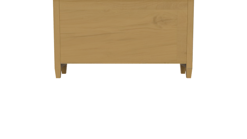 Contemporary Wooden Sideboard Model - Professional 3D Model Render 5