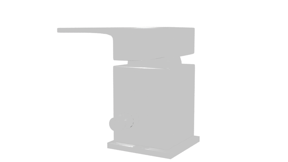 Industrial Metal Desk Clamp Model - Professional 3D Model Render 3