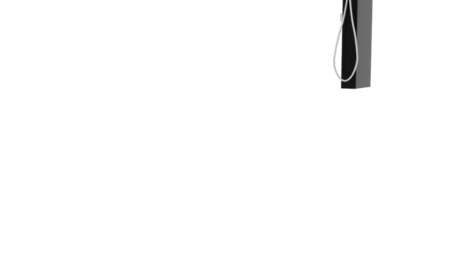 Modern Shower Panel 3D Model - Professional 3D Model Render 3