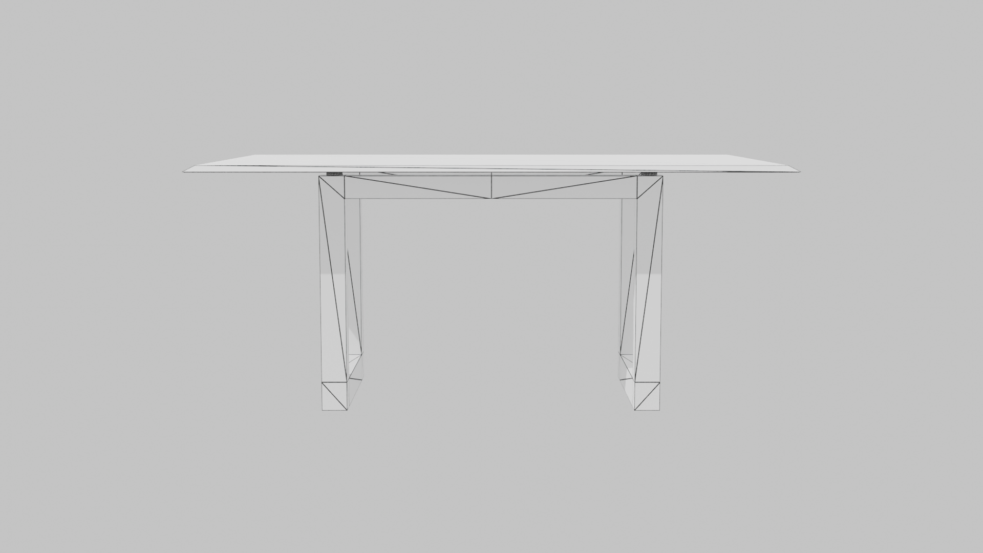 Stylish Glass Top Table 3D - Professional 3D Model Render 13
