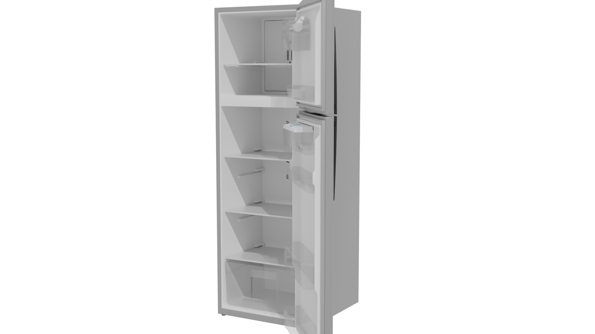 Stylish Refrigerator 3D Model - Professional 3D Model Render 12
