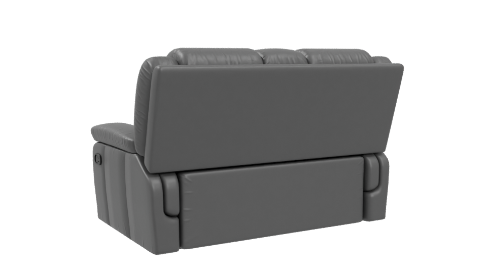 Luxurious Reclining Sofa Model - Professional 3D Model Render 4