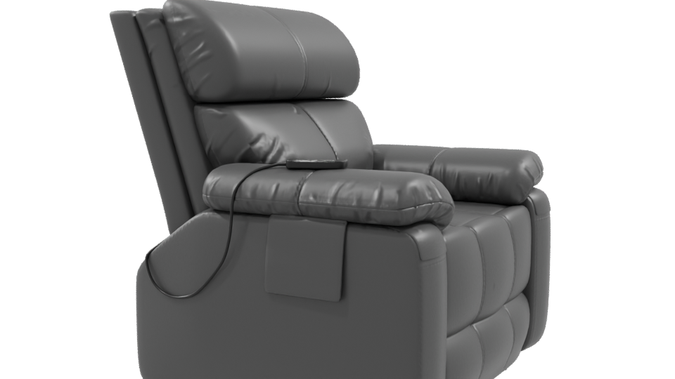 Stylish Modern Recliner Chair 3D - Professional 3D Model Render 9