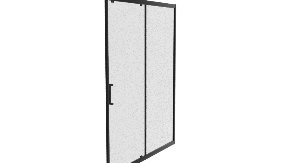 Sleek Double Door Closet Model - Professional 3D Model Render 3