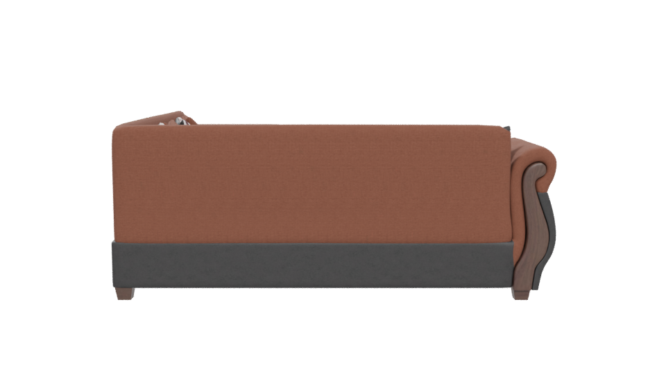 Stylish L-Shaped Sofa Model - Professional 3D Model Render 5