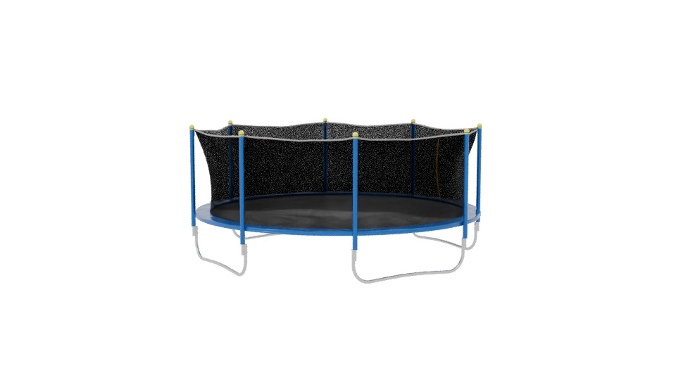 Round Jumping Trampoline Model - Professional 3D Model Render 7