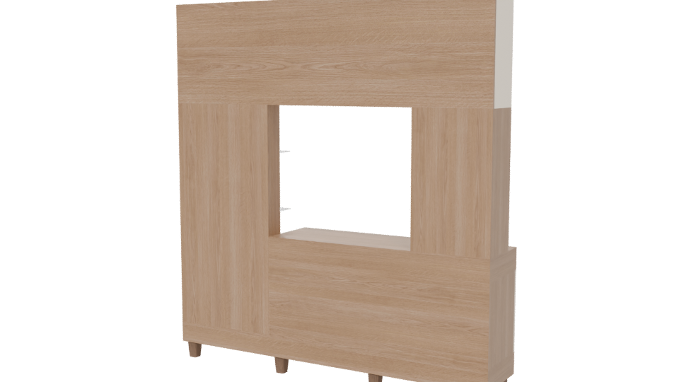 Modern Living Room Furniture Model - Professional 3D Model Render 6