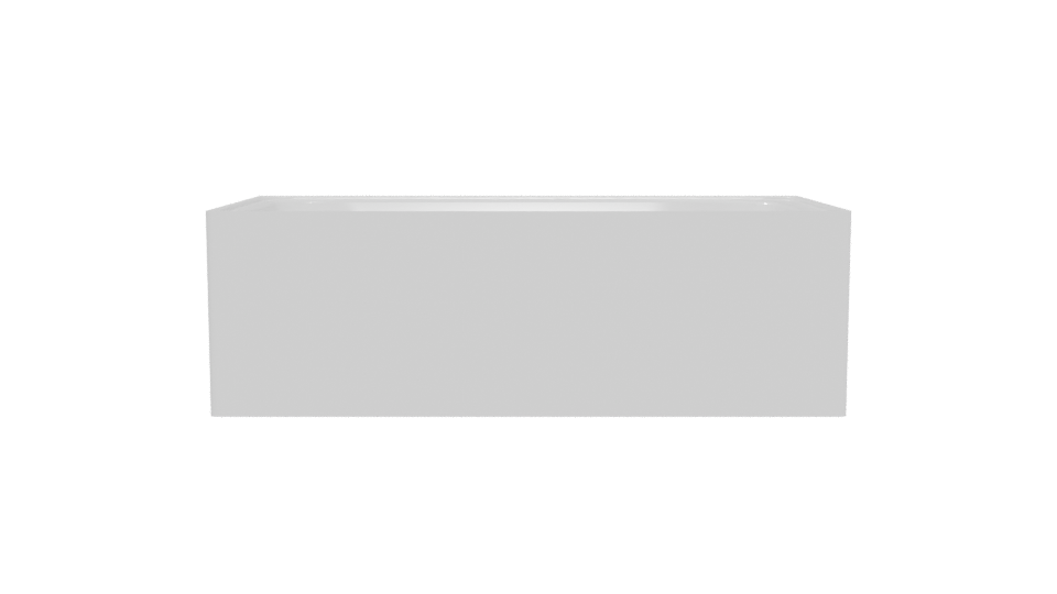 Sleek Modern Bathtub 3D Model - Professional 3D Model Render 5