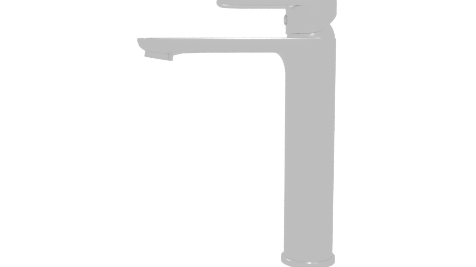 Sleek Modern Bathroom Faucet 3D - Professional 3D Model Render 5