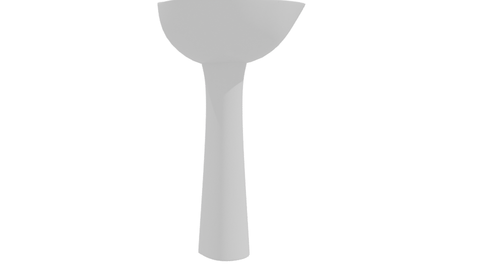 Minimalist Bowl Lamp 3D Model - Professional 3D Model Render 10