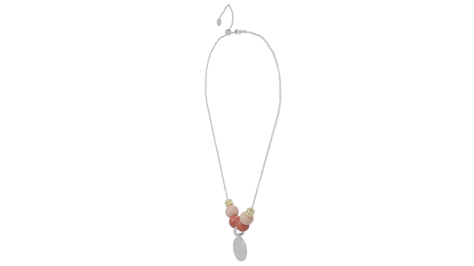 Stylish Beaded Necklace 3D Model - Professional 3D Model Render 7