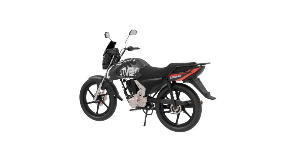 Dynamic Motorcycle 3D Model - Professional 3D Model Render 3