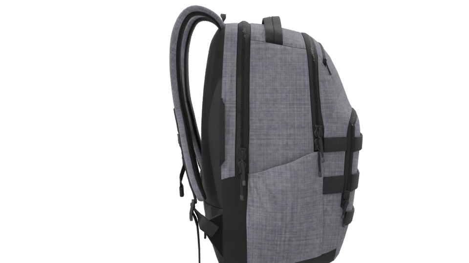 Stylish Casual Backpack Model - Professional 3D Model Render 8