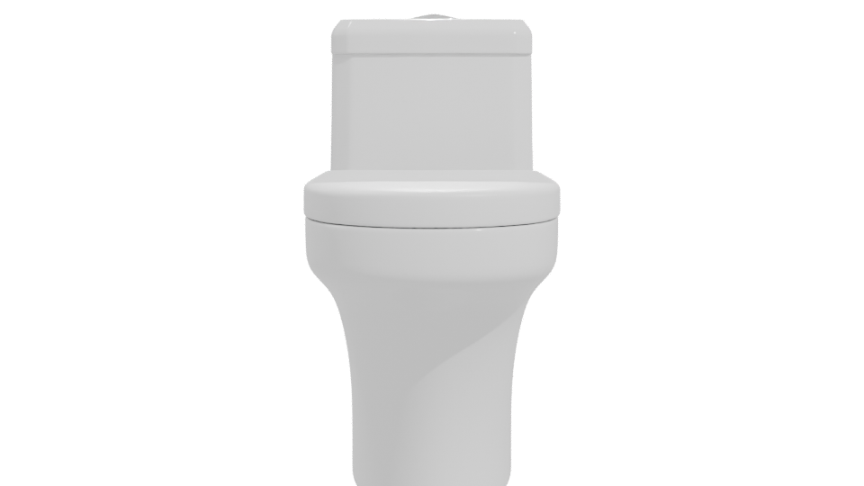Contemporary Bathroom Toilet Model 3D - Professional 3D Model Render 11
