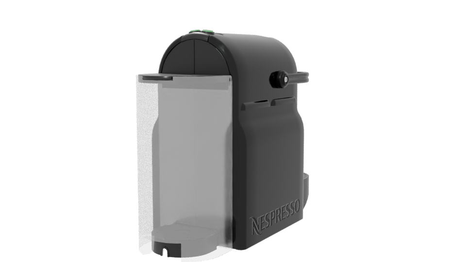 Compact Coffee Maker 3D Model - Professional 3D Model Render 6