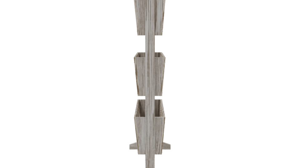 Stylish Wooden Display Stand 3D - Professional 3D Model Render 8
