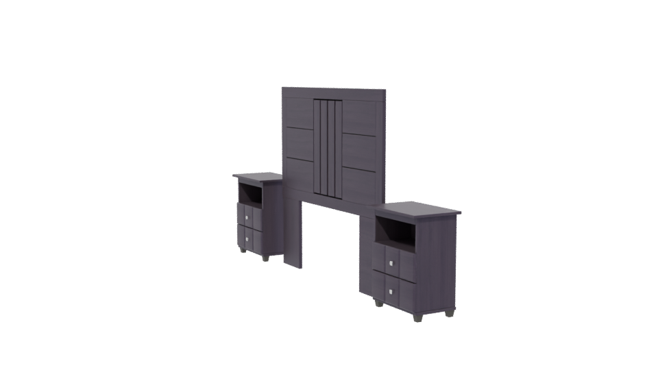 Stylish Bedroom Furniture Set 3D - Professional 3D Model Render 13