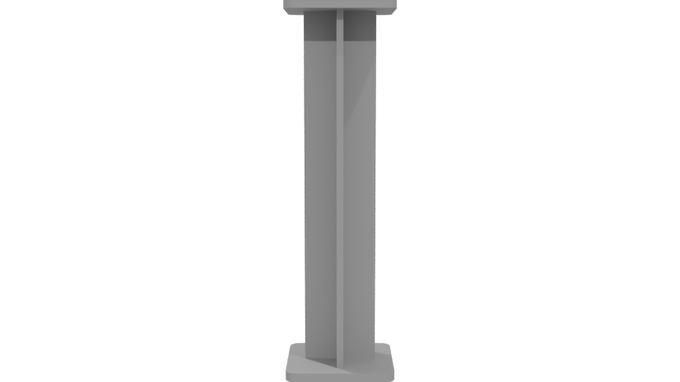 Stand Croce 36 White 3D Model - Professional 3D Model Render 5