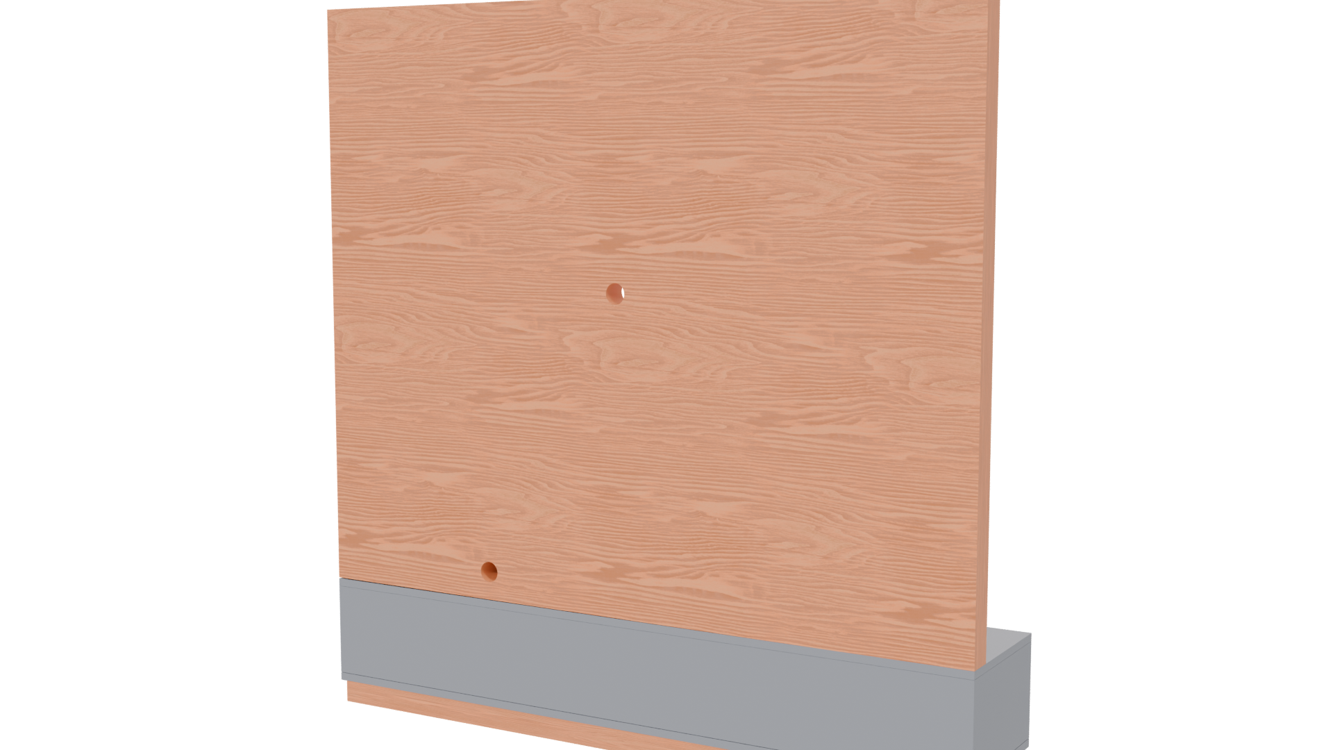 Stylized Wooden Wall Panel 3D - Professional 3D Model Render 6