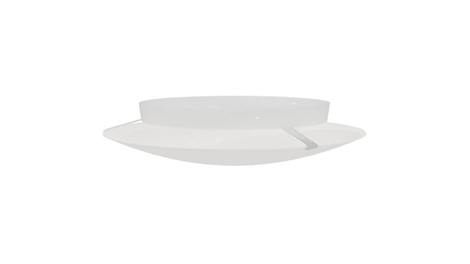 Sleek Ceiling Light Fixture 3D - Professional 3D Model Render 4