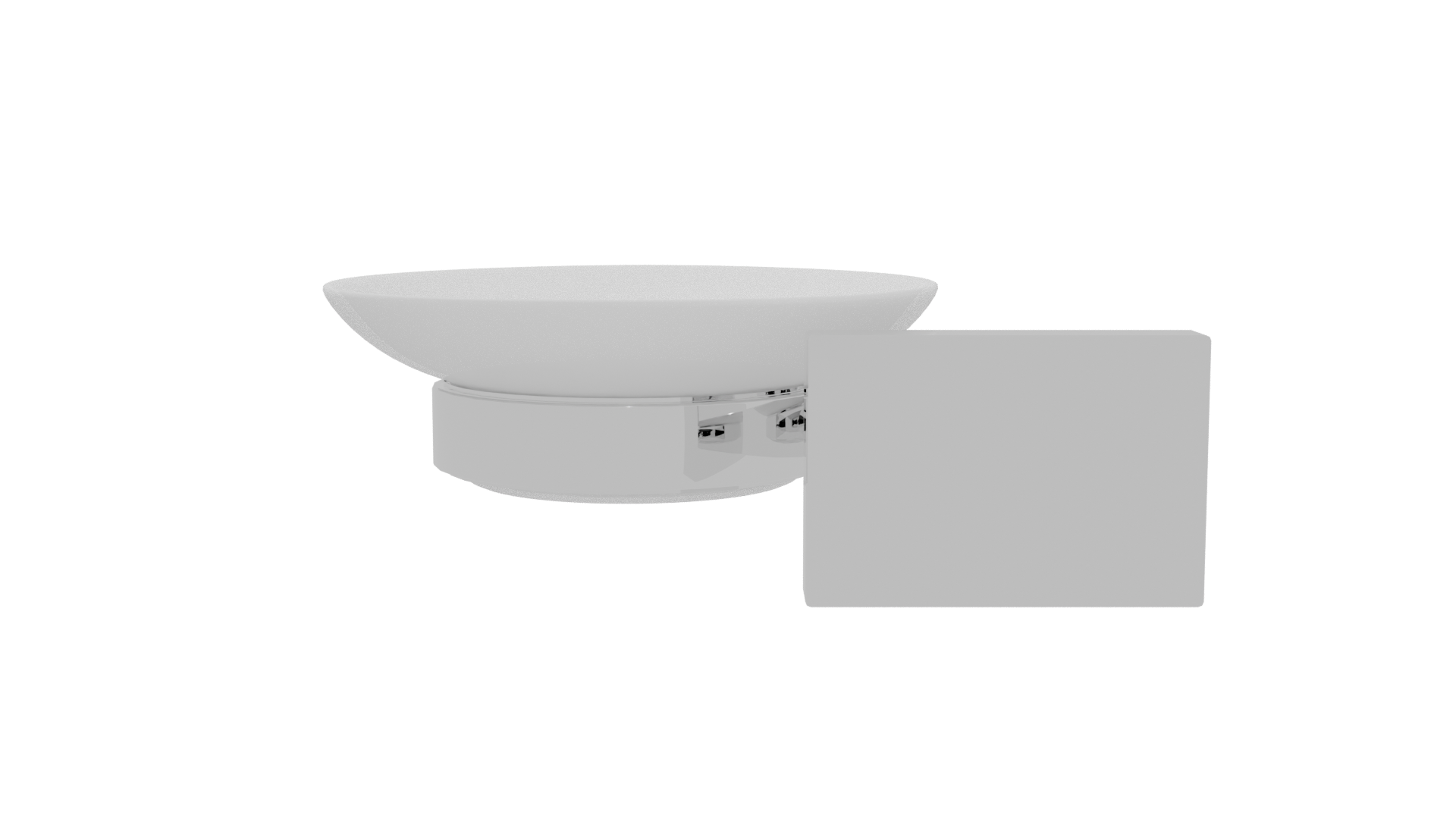 Sleek Modern Wall Soap Dish - Professional 3D Model Render 17