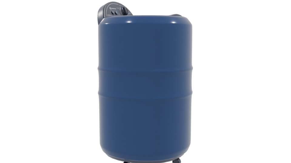 Industrial Water Tank Model 3D - Professional 3D Model Render 9