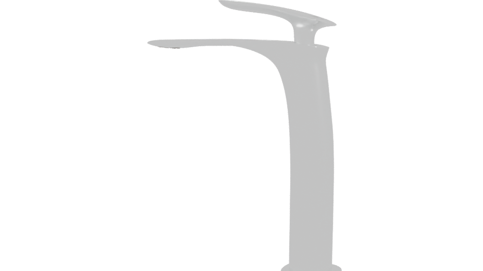 Modern Minimalist Bathroom Sink - Professional 3D Model Render 3